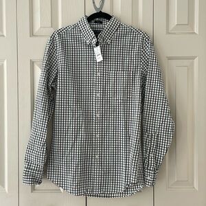 Crew checkered men’s button up
